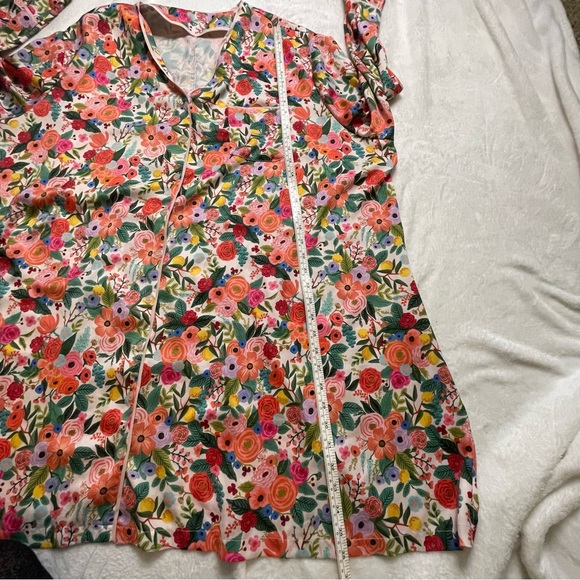 Summersalt Rifle Paper Co / cloud 9 garden party / sleep shirt / recycled / 2XL - Picture 9 of 10